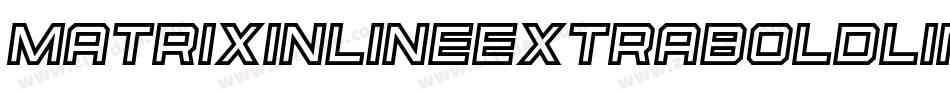 MatrixInlineExtraBoldLining Bold字体转换